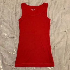 Girls Red Tank Top